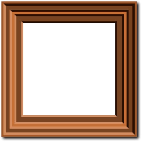 wood frame clipart|wooden picture frames free image.